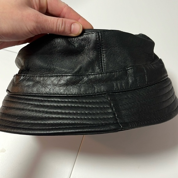 Danier Accessories - Danier leather & wool bucket hat